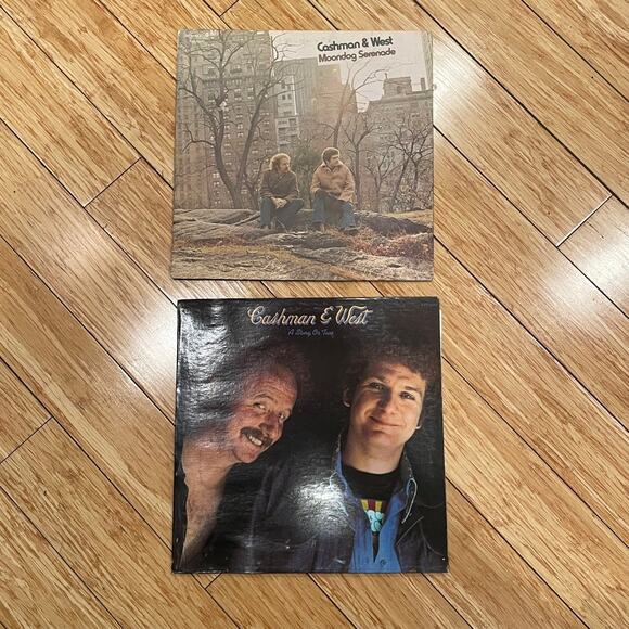 Lot Of (2) Cashman & West LPs Vinyl Records Albums vintage folk rock country - Picture 1 of 3